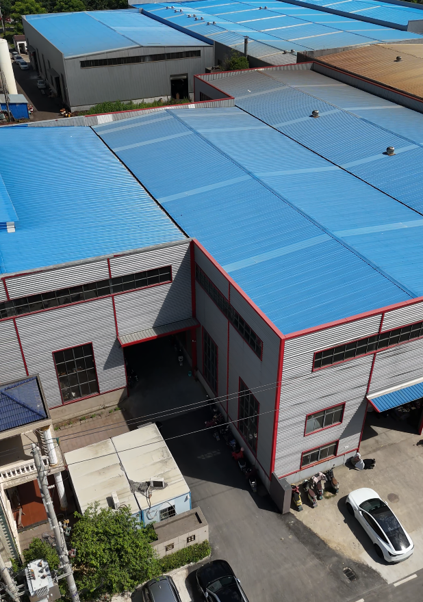 Aerial view of the Baitian Blade factory in Nanjing