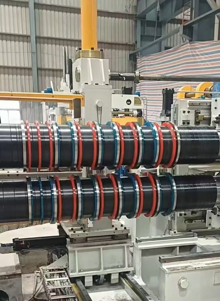Metal strip slitting result from industrial coil processing